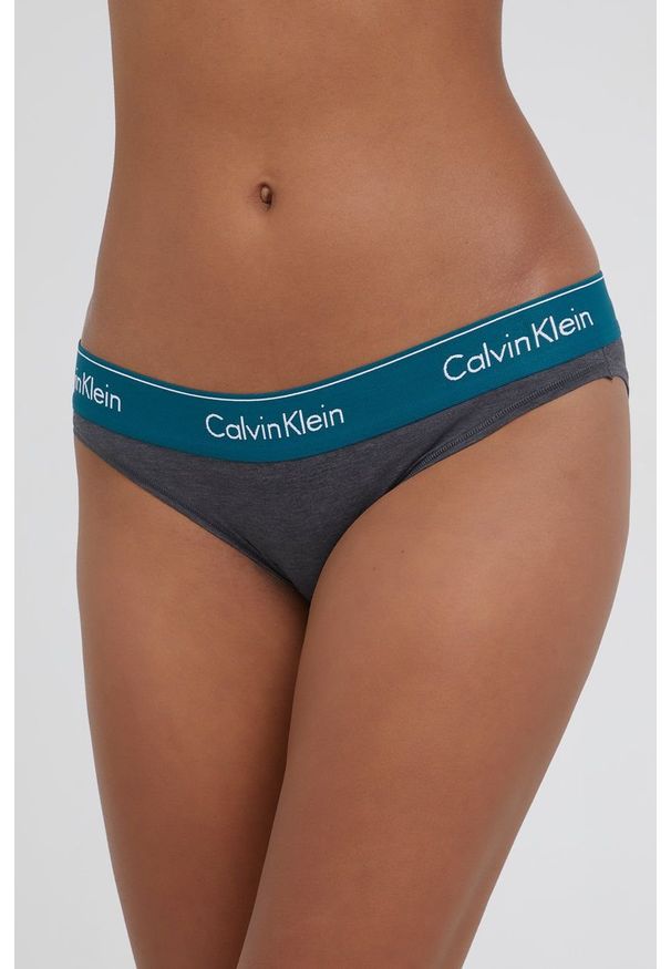 Calvin Klein Underwear Figi kolor szary. Kolor: szary