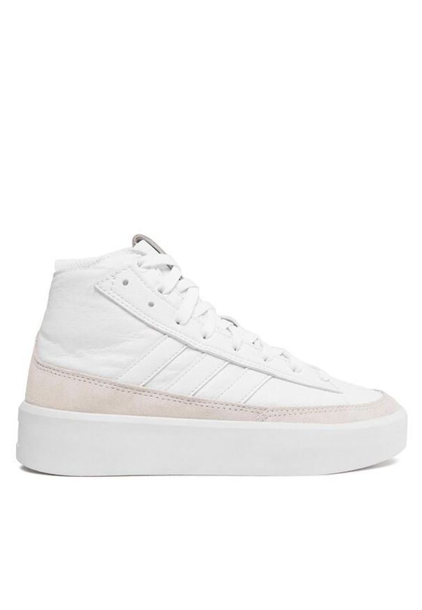 Adidas - adidas Sneakersy Znsored Hi IE9417 Biały. Kolor: biały. Materiał: skóra