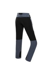 ALPINE PRO - Spodnie damskie trekkingowe Alpine Pro Akana 2. Kolor: wielokolorowy, niebieski, szary