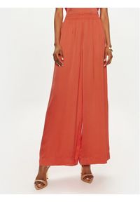 ViCOLO Spodnie materiałowe TB0034 Pomarańczowy Relaxed Fit. Kolor: pomarańczowy. Materiał: wiskoza #1