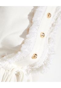 Melissa Odabash - MELISSA ODABASH - Biała sukienka mini Scarlett. Kolor: biały. Materiał: koronka, wiskoza. Wzór: koronka, aplikacja. Styl: klasyczny. Długość: mini