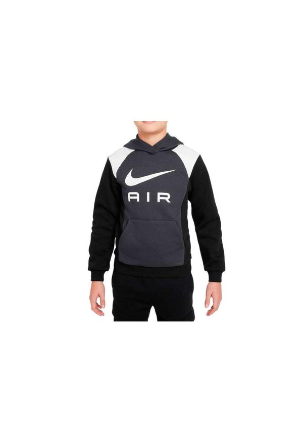 Bluza dziecięca Nike Air Hoodie. Kolor: czarny