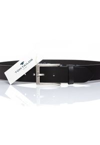 Tom Tailor - TOM TAILOR PASEK SKÓRZANY TM0184R01 791 40mm Gürtel Q.2647. Materiał: skóra. Wzór: paski. Styl: klasyczny #3