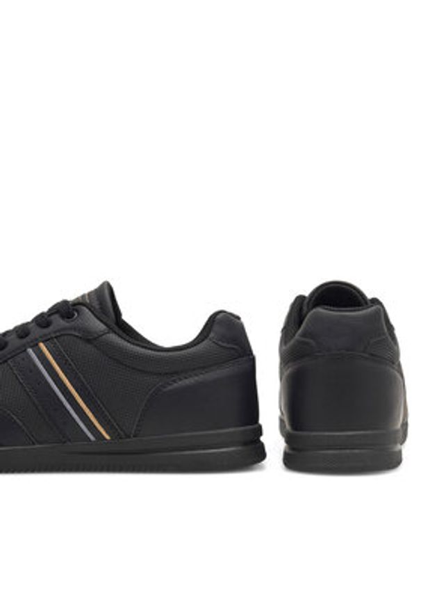 Lanetti Sneakersy MP07-11728-03 Czarny. Kolor: czarny. Materiał: skóra
