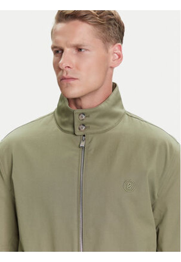 BOSS Kurtka przejściowa H Coiner 50543184 Zielony Regular Fit. Kolor: zielony. Materiał: bawełna