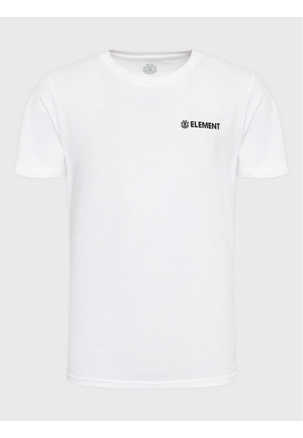 Element T-Shirt Blazin Chest ELYZT00153 Biały Regular Fit. Kolor: biały. Materiał: bawełna