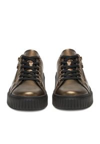 Rieker Sneakersy N2501-90 Złoty. Kolor: złoty. Materiał: skóra #3