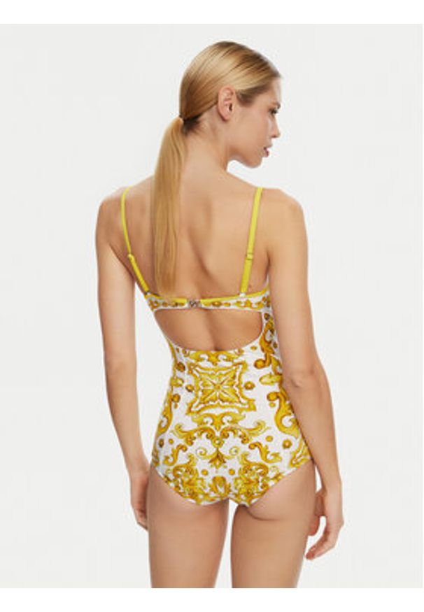 DOLCE & GABBANA - Dolce&Gabbana Strój kąpielowy O9A13J ONO19 Żółty. Kolor: żółty. Materiał: syntetyk