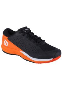 Wilson - Buty do tenisa męskie, Rush Pro Ace. Zapięcie: sznurówki. Kolor: czarny. Materiał: materiał, syntetyk. Szerokość cholewki: normalna. Sport: tenis #1