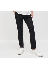 Reserved - Eleganckie spodnie super slim fit - Czarny. Kolor: czarny. Styl: elegancki #1