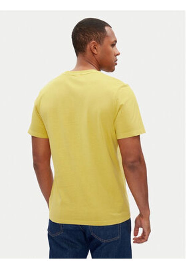Pepe Jeans T-Shirt Jacko PM508664 Żółty Regular Fit. Kolor: żółty. Materiał: bawełna