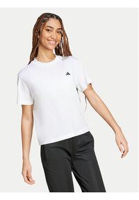 Adidas - adidas T-Shirt Essentials Small Logo JH3693 Biały Slim Fit. Kolor: biały. Materiał: bawełna #4