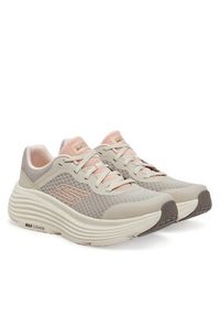 skechers - Skechers Sneakersy Max Cushioning Endea 129470/NAT Brązowy. Kolor: brązowy. Materiał: materiał #2