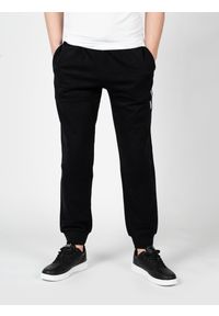 Emporio Armani Spodnie | 1116903-F573 | Mężczyzna | Czarny. Okazja: na co dzień. Kolor: czarny. Materiał: bawełna. Wzór: nadruk. Styl: casual, elegancki, sportowy #5