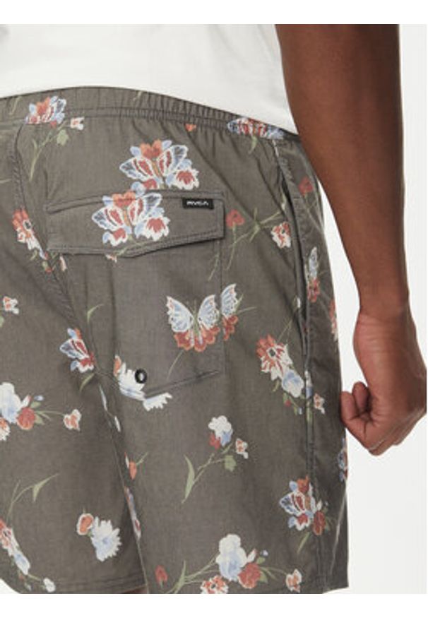 RVCA Szorty kąpielowe AVYBS00265 Szary Regular Fit. Kolor: szary. Materiał: syntetyk