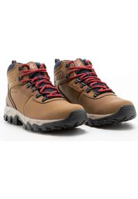 columbia - Buty męskie zimowe Columbia NEWTON RIDGE. Kolor: brązowy, czarny, wielokolorowy. Sezon: zima