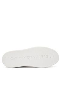 TOMMY HILFIGER - Tommy Hilfiger Sneakersy Th Icon Court Light FW0FW08948 Biały. Kolor: biały. Materiał: skóra #3