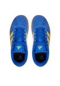 Adidas - adidas Sneakersy VL COURT 3.0 K JH8723 Niebieski. Kolor: niebieski. Materiał: skóra, zamsz