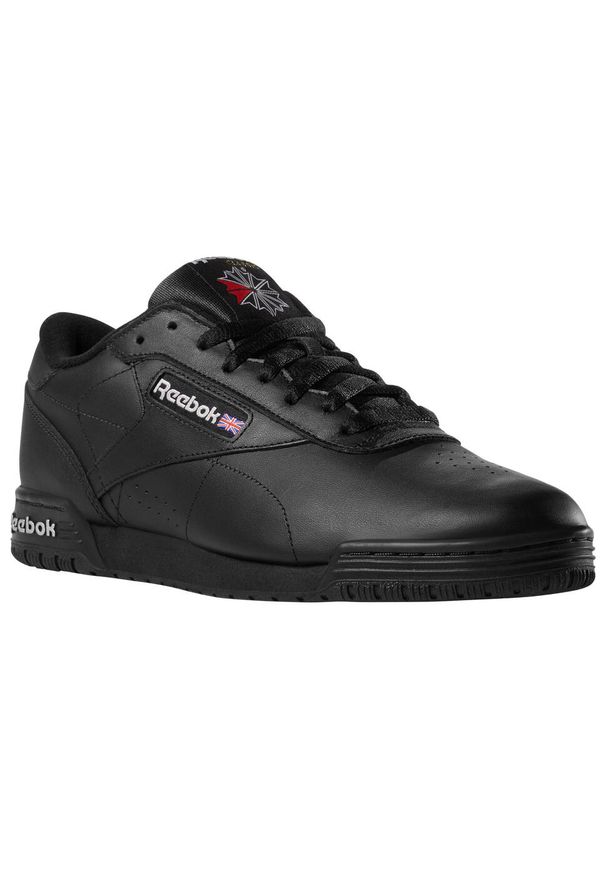 Buty do chodzenia męskie Reebok Exofit Clean Logo. Zapięcie: sznurówki. Kolor: wielokolorowy, czarny, szary. Materiał: skóra, syntetyk, tkanina, materiał. Szerokość cholewki: normalna. Sport: turystyka piesza
