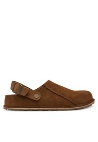 Birkenstock Sandały Lutry Premium 1030187 Brązowy. Kolor: brązowy. Materiał: zamsz, skóra #1