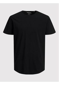 Jack & Jones - Jack&Jones T-Shirt Basher 12182498 Czarny Regular Fit. Kolor: czarny. Materiał: bawełna