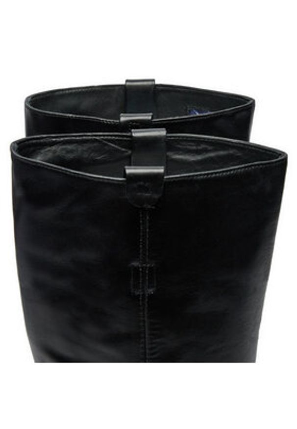 Bronx Kozaki New-Tough 14306-A Czarny. Kolor: czarny. Materiał: skóra