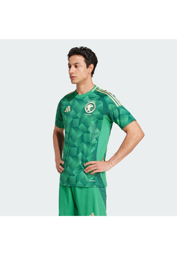 Adidas - Koszulka Saudi Arabia 24 Home. Kolor: zielony. Materiał: materiał