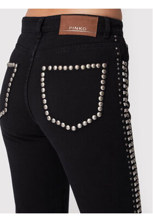 Pinko Jeansy Urlo 5 1J111F A0A3 Czarny Regular Fit. Kolor: czarny