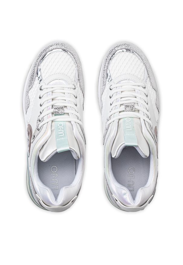 Sneakersy damskie białe Liu Jo Maxi Wonder. Okazja: na spotkanie biznesowe. Kolor: biały. Materiał: tkanina