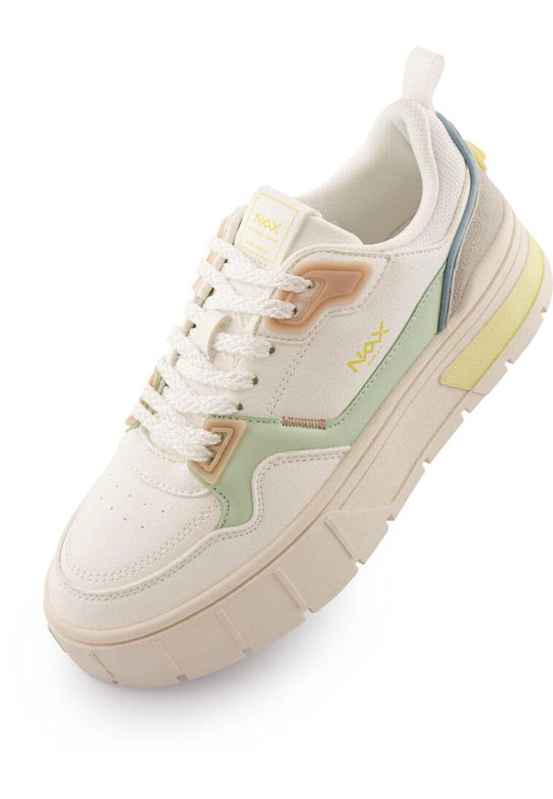Naak - Damskie Buty Miejskie Nax Rida 39 - Styl i Komfort. Kolor: fioletowy. Materiał: syntetyk, materiał. Obcas: na platformie