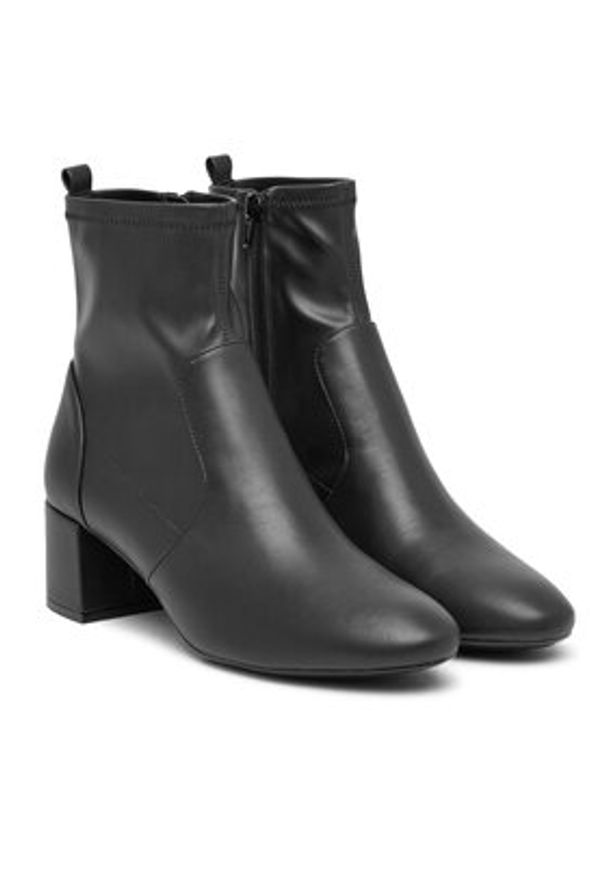 Aldo Botki Tirgus 13805877 Czarny. Kolor: czarny. Materiał: skóra