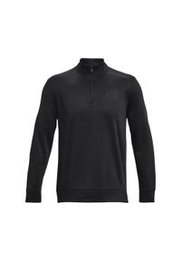 Kurtka z zamkiem błyskawicznym ¼ Under Armour Fleece®. Kolor: czarny, wielokolorowy, biały. Sport: fitness #1