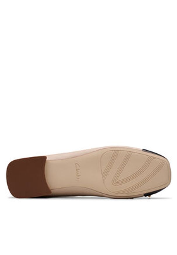 Clarks Baleriny Ubree15 Poppy 26181329 Beżowy. Kolor: beżowy. Materiał: skóra