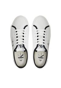 Calvin Klein Jeans Sneakersy Skater Vulcanized Low Cs Ml Mr YW0YW01453 Biały. Kolor: biały #3