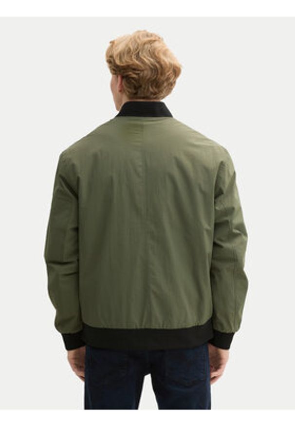 Tom Tailor Denim Kurtka bomber 1043828 Zielony Regular Fit. Kolor: zielony. Materiał: syntetyk