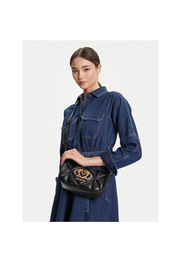 Love Moschino - Torebka LOVE MOSCHINO. Kolor: czarny