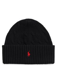 Czapka Polo Ralph Lauren. Kolor: czarny