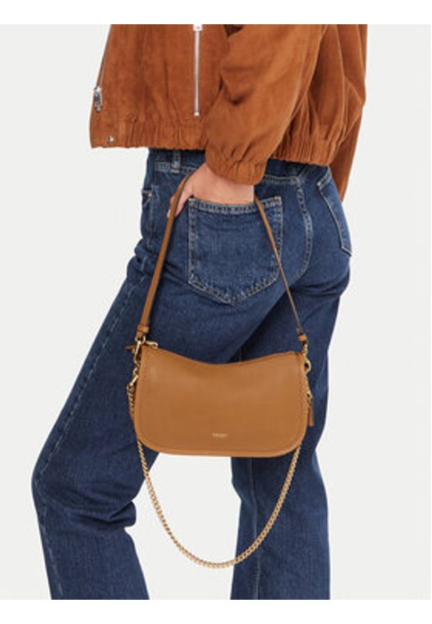 Coach Torebka Waverly CCC36 Brązowy. Kolor: brązowy. Materiał: skórzane