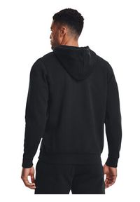 Under Armour Bluza UA Essential Fleece FZ Hood 1373881 Czarny Regular Fit. Kolor: czarny #4