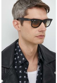 Ray-Ban okulary kolor czarny. Kolor: czarny #5