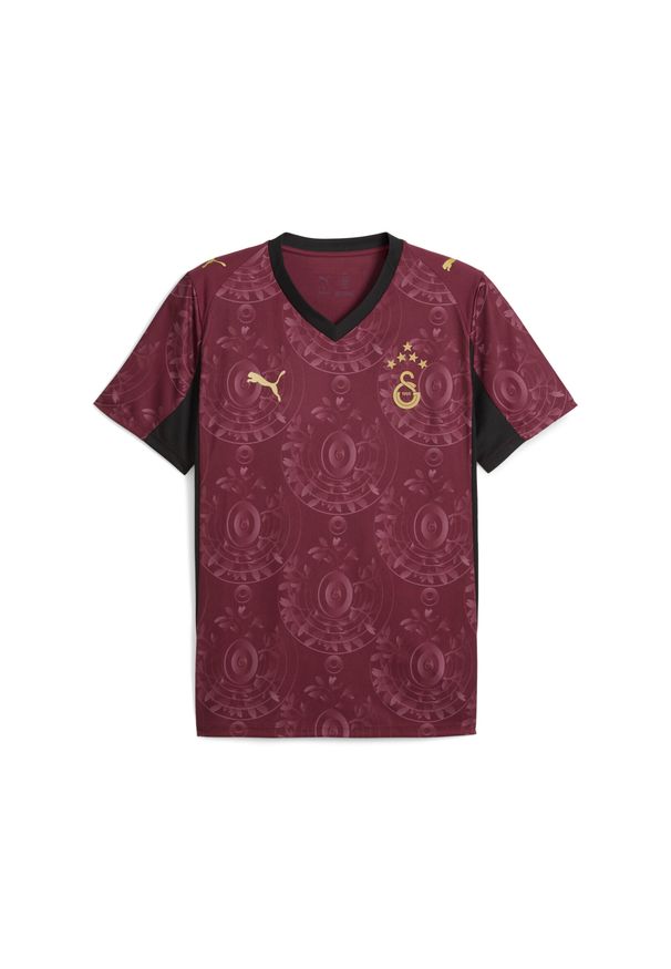 Puma - Męska trzecia koszulka Galatasaray SK 25/26 PUMA. Kolor: czerwony, beżowy, wielokolorowy. Sport: piłka nożna