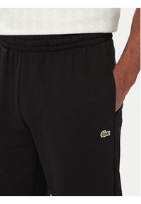 Lacoste Spodnie dresowe XH8867 Czarny Regular Fit. Kolor: czarny. Materiał: bawełna #5