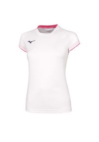 Mizuno - Koszulka mizuno femme Core. Kolor: różowy, wielokolorowy, biały. Sport: bieganie, fitness #1
