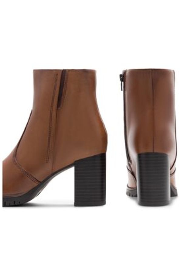 Lasocki Botki WB-GIADA-04M Brązowy. Kolor: brązowy. Materiał: skóra