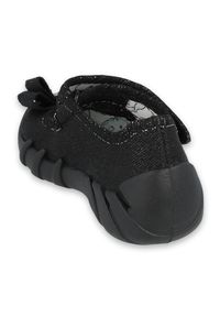 Befado obuwie dziecięce 109P146 czarne. Kolor: czarny. Materiał: bawełna, tkanina