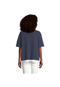 SOL'S - Koszulka Damska Boxy Oversized T-shirt. Kolor: niebieski
