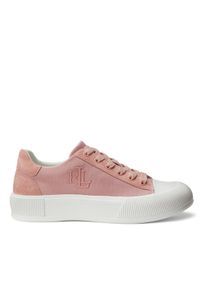 Lauren Ralph Lauren Sneakersy 802912343003 Różowy. Kolor: różowy. Materiał: materiał