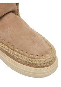Mou Śniegowce MU.FW411001A Brązowy. Kolor: brązowy. Materiał: zamsz, skóra #6