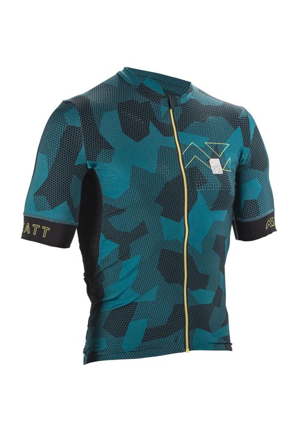 Koszulka rowerowa LEATT Jersey MTB Endurance 5.0. Kolor: wielokolorowy, niebieski, zielony. Materiał: jersey