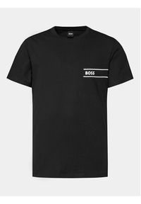 BOSS - Boss T-Shirt 50514914 Czarny Regular Fit. Kolor: czarny. Materiał: bawełna #4